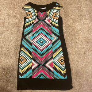 London Times colorful dress